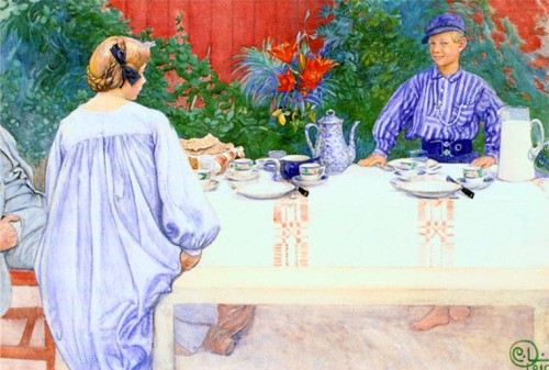 "At the Breakfast Table" by Karl Larsson